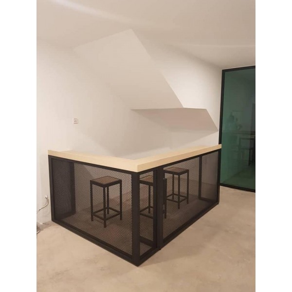 OPPA COFFEE TABLE w/DIAMOND NETTING 